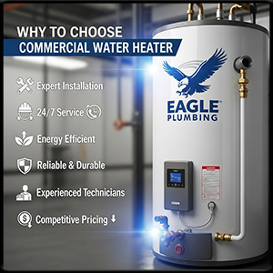 Why Choose Eagle Plumbing for Your Commercial Water Heater