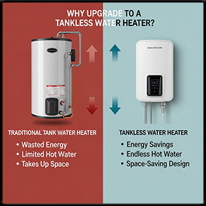 Why Upgrade to a Tankless Water Heater?